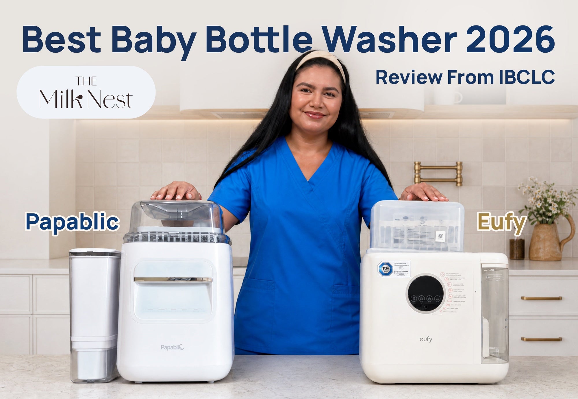 Best Baby Bottle Washer 2026: Papablic SafeguardPlus vs Eufy S1 Pro | Honest Review From Breastfeeding Specialist