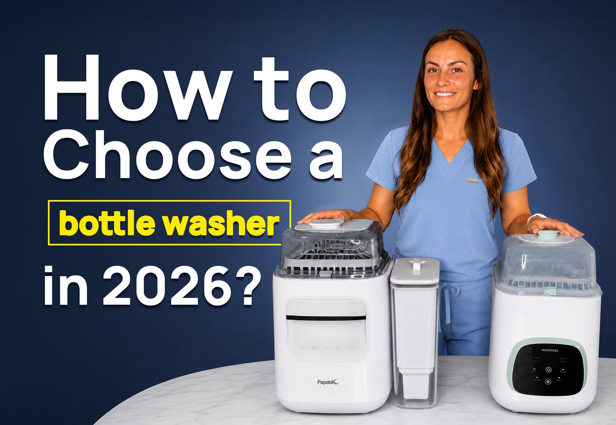 RN & IBCLC Review: Papablic SafeguardPlus™ vs Momcozy KleanPal Bottle Washer — Which Do I Recommend?