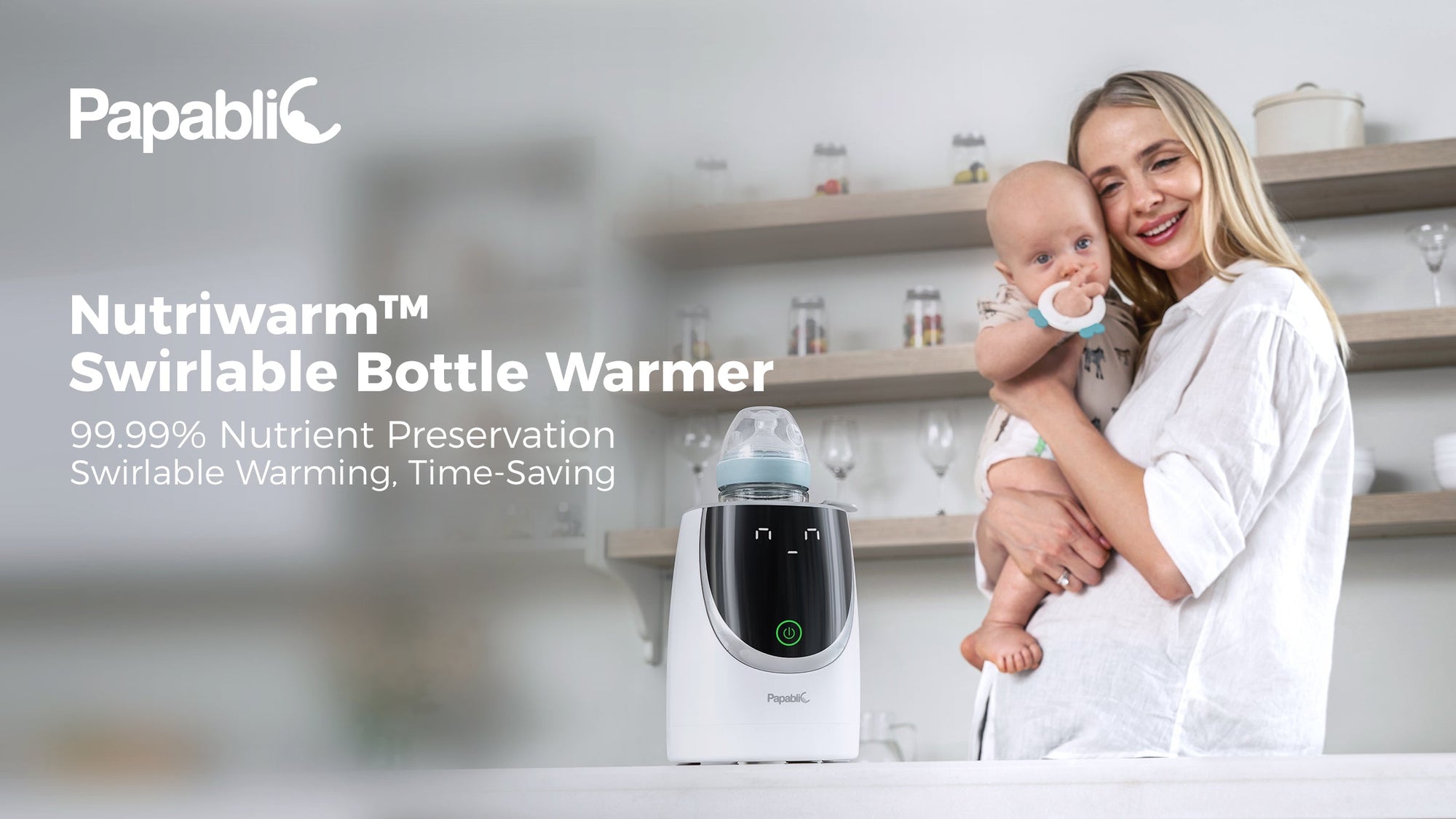 Introducing the Papablic NutriWarm™ Swirlable Bottle Warmer with NutriWarm™ Technology