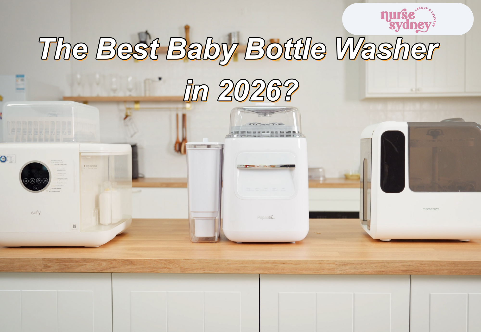 The Best Baby Bottle Washer in 2026? Comparing the Papablic SafeguardPlus, Momcozy D8 & Eufy S1 Pro