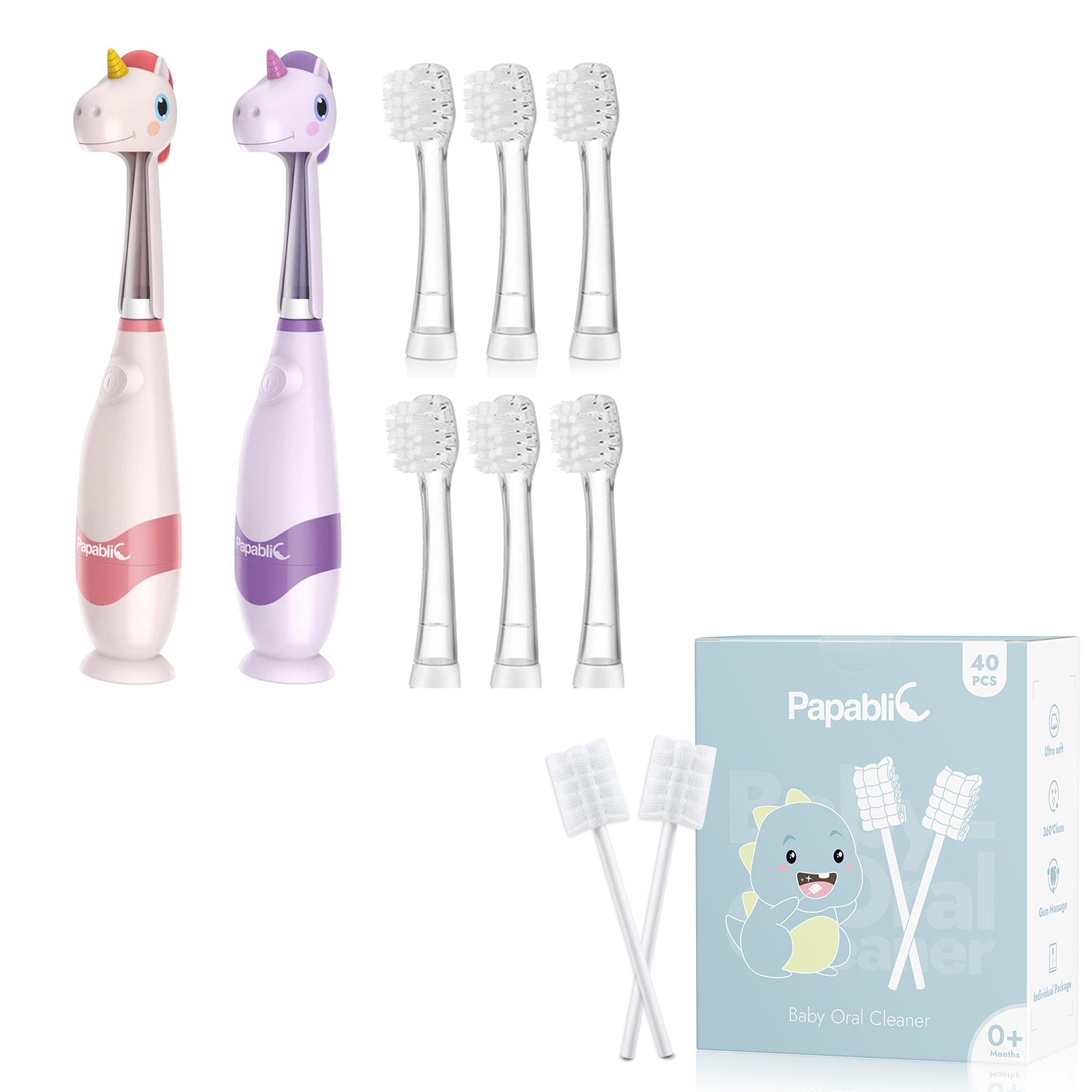 Doris Toddler Sonic Electric Toothbrush for Ages 1-3 Years