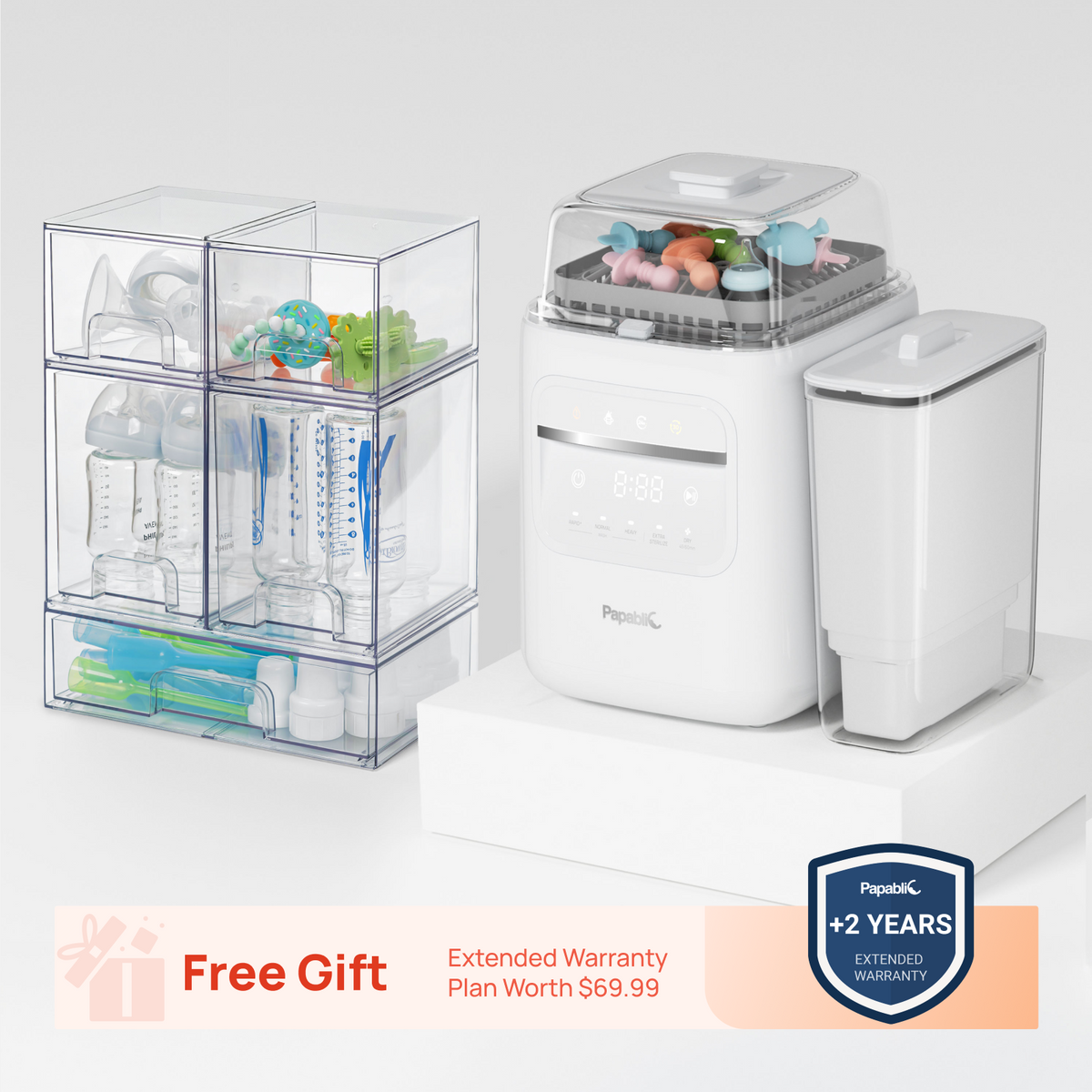 Papablic SafeguardPlus™ Baby Bottle Station