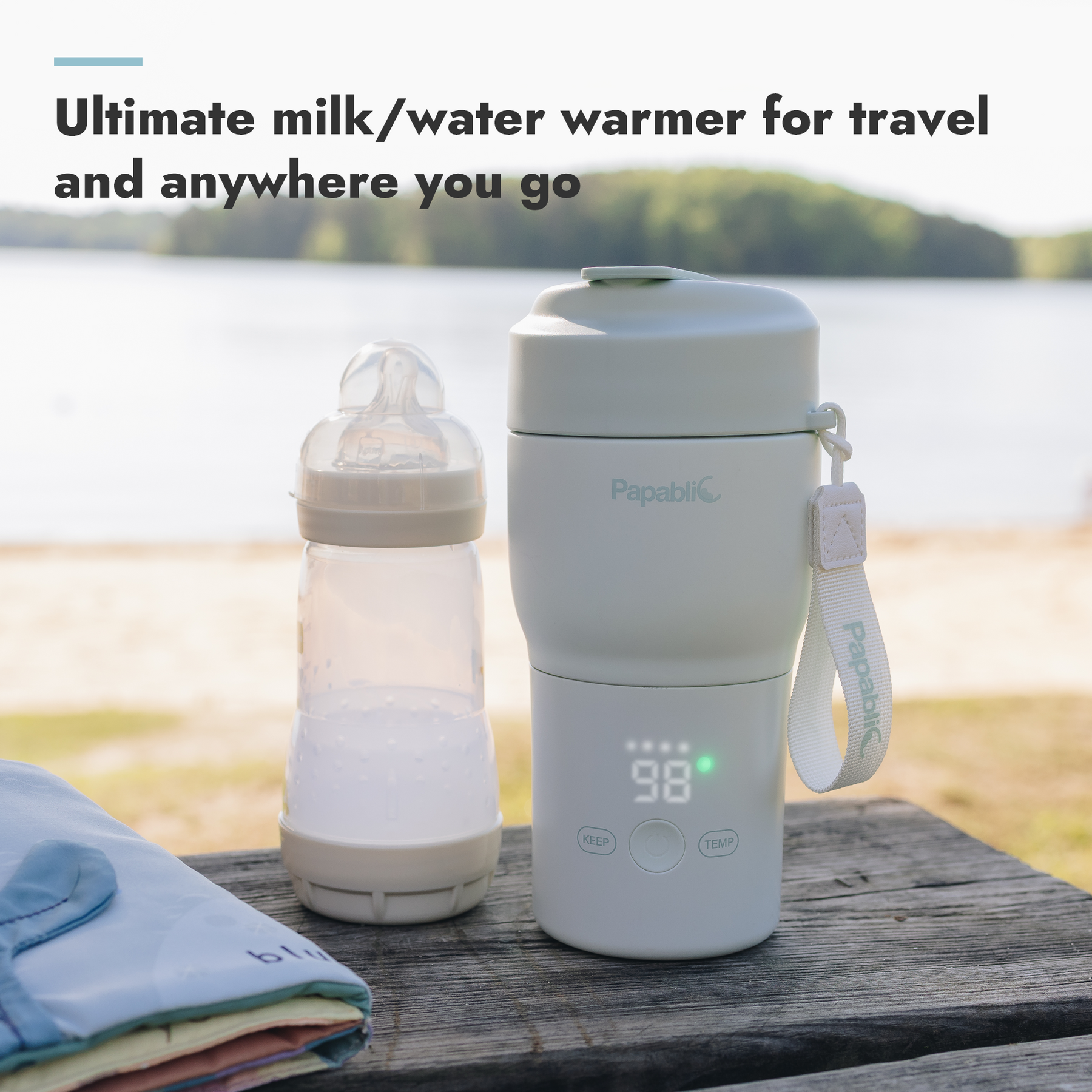 Papablic Portable Bottle Warmer & Sterilizer Pro
