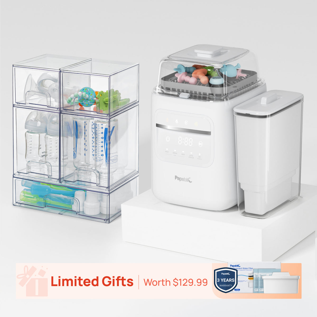Papablic SafeguardPlus™ Baby Bottle Station