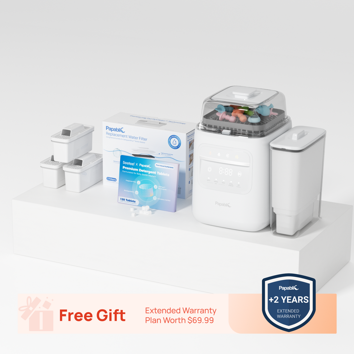 Papablic SafeguardPlus™ Baby Bottle Washer Refills Kit