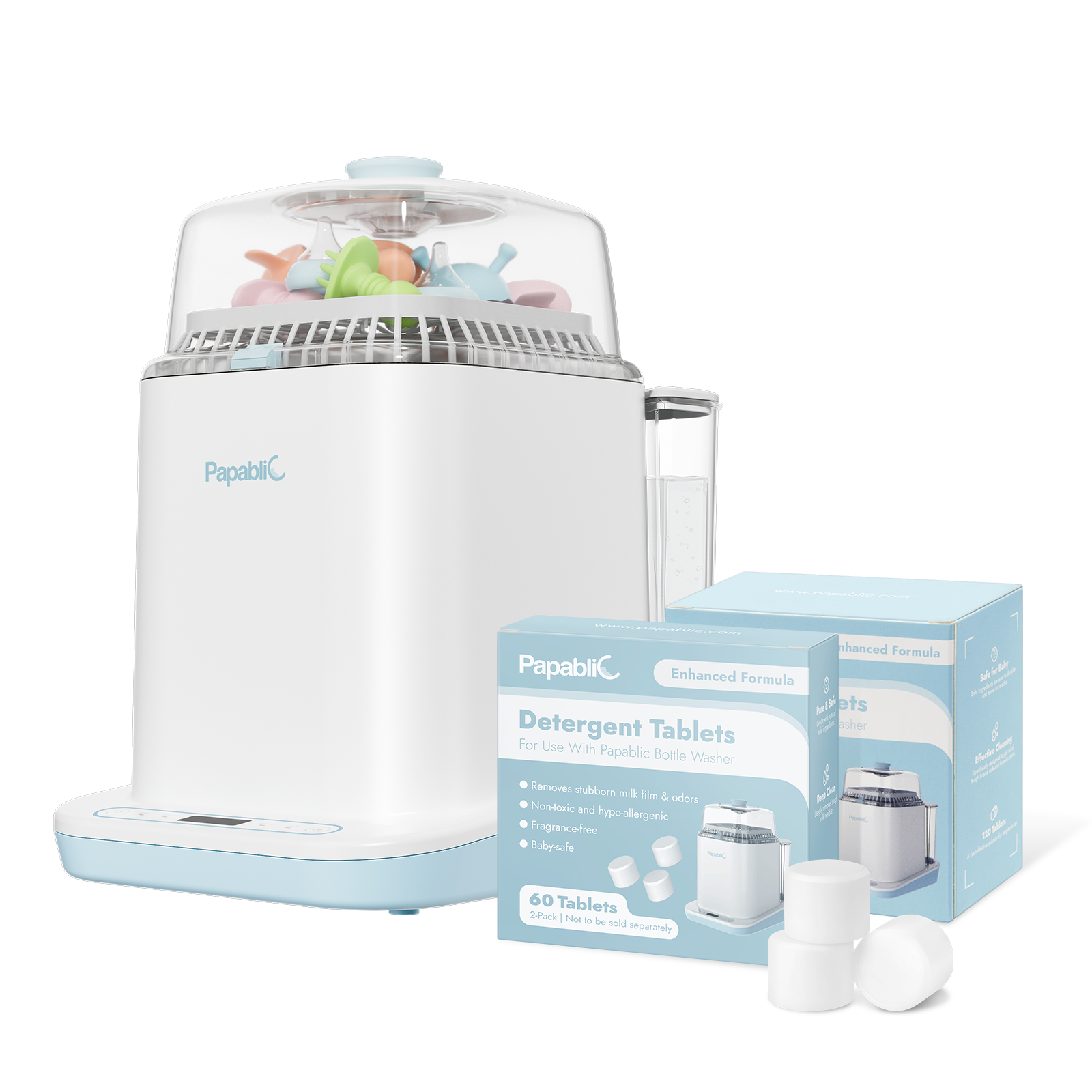 Baby Bottle Washer Sterilizer and Dryer All in One Bottle Cleaner
