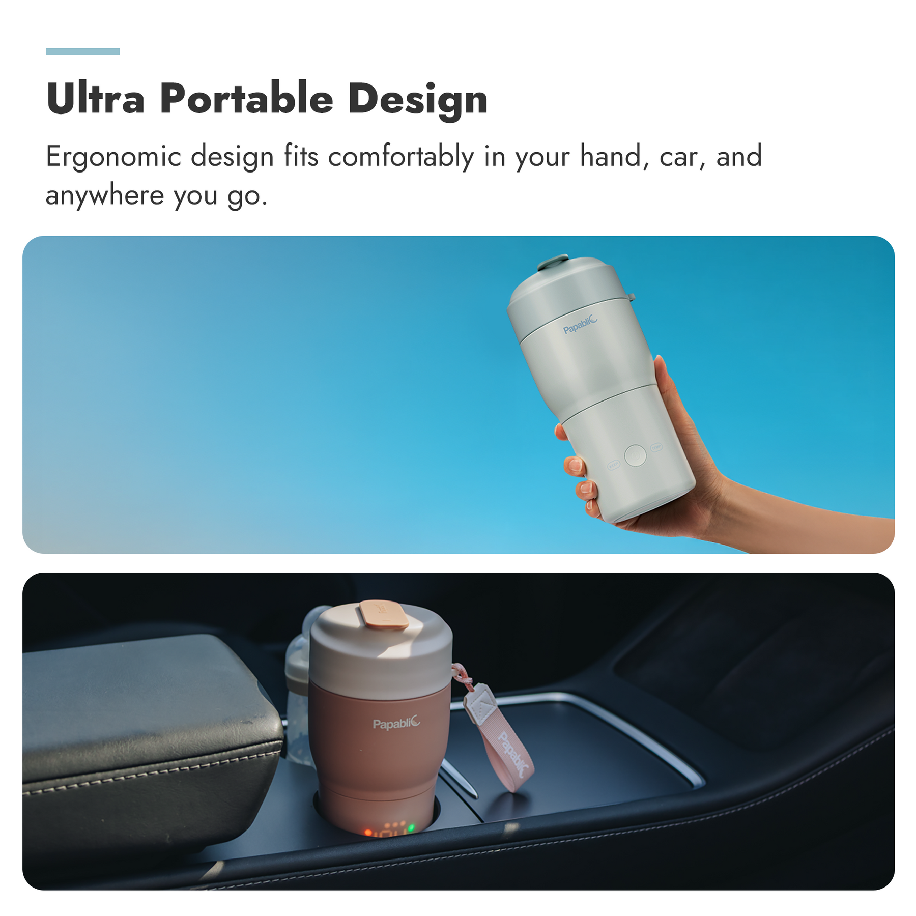 Papablic Portable Bottle Warmer & Sterilizer Pro