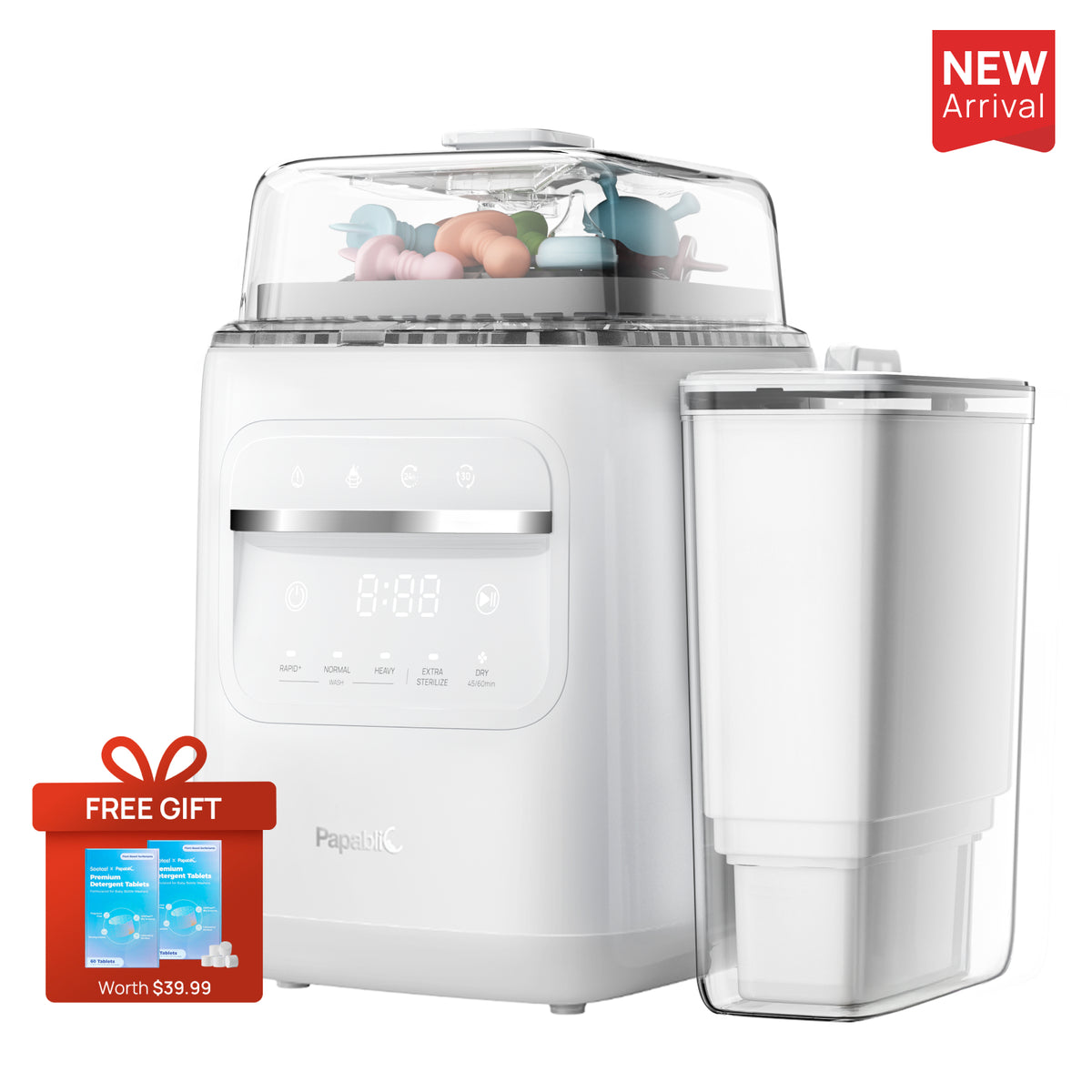 Papablic SafeguardPlus™ Baby Bottle Washer System
