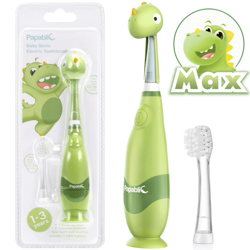 Papablic Toddler Sonic Electric Toothbrush