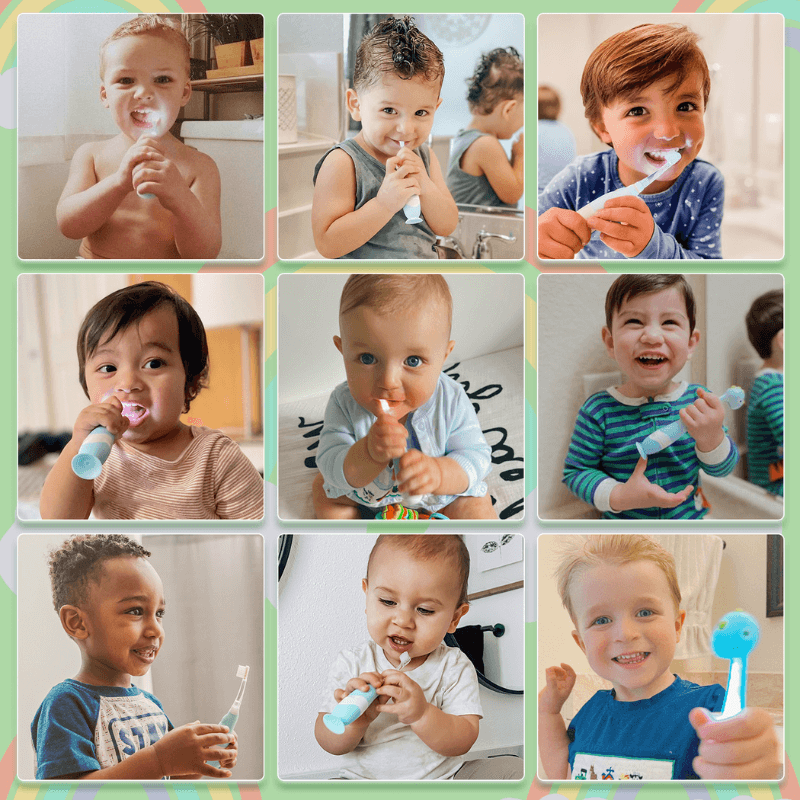 Papablic Toddler Sonic Electric Toothbrush