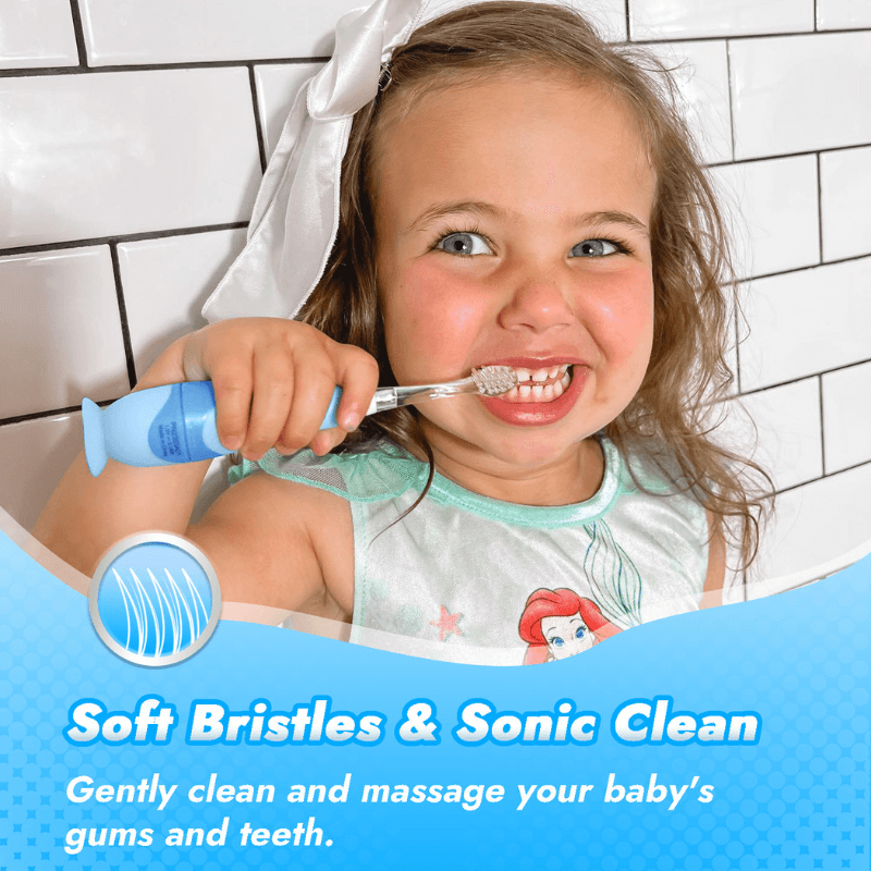 Pippin Toddler Sonic Electric Toothbrush for Ages 1-3 Years