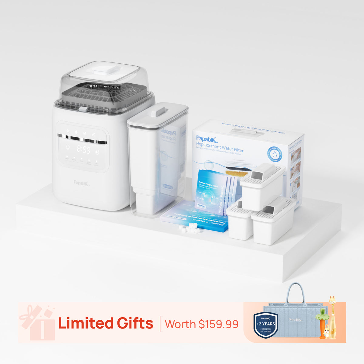 3-Month Maintenance Kit for Papablic SafeguardPlus Bottle Washer
