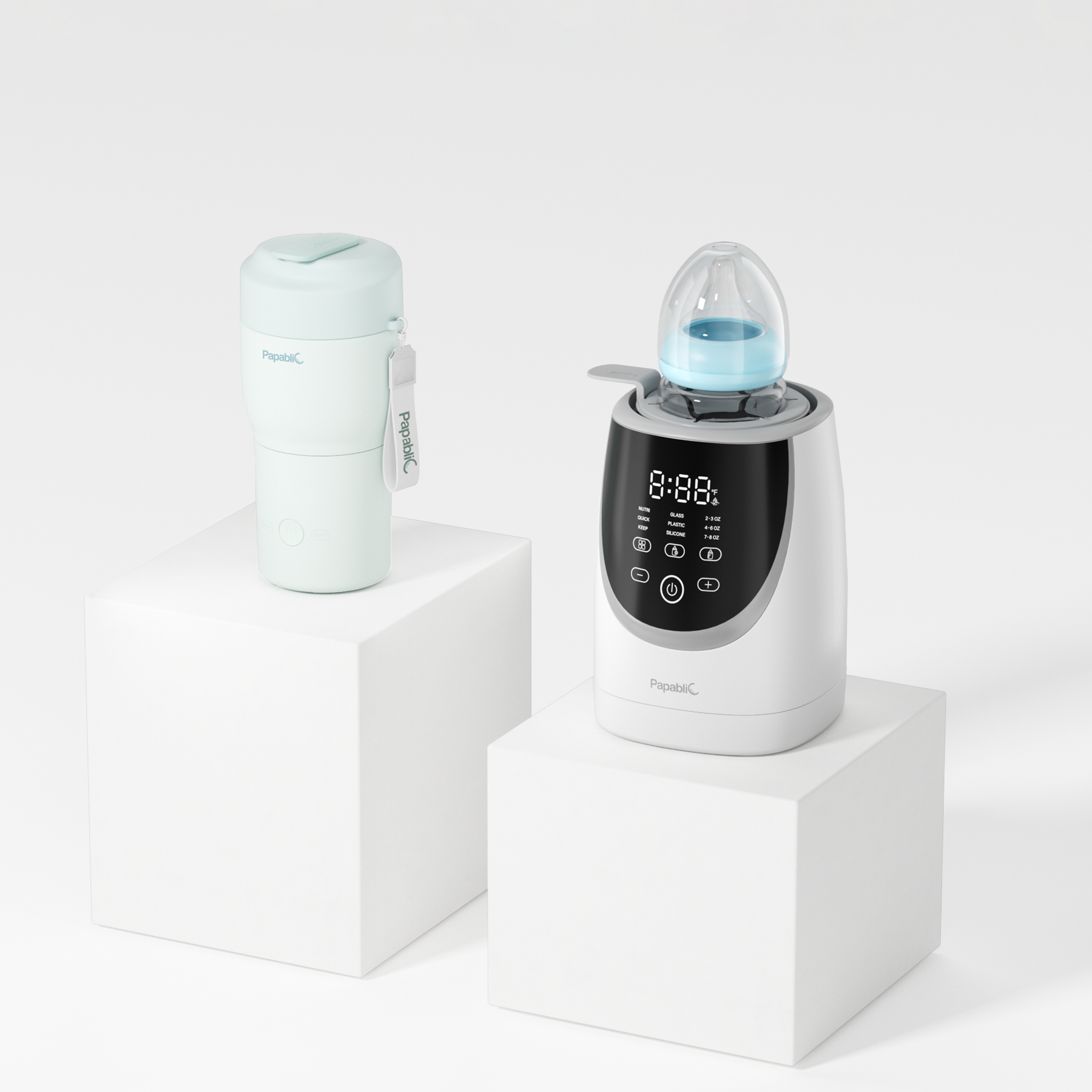 Portable Bottle Warmer & NutriWarm™ Swirlable Bottle Warmer Set