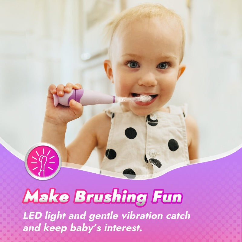 Papablic Toddler Sonic Electric Toothbrush