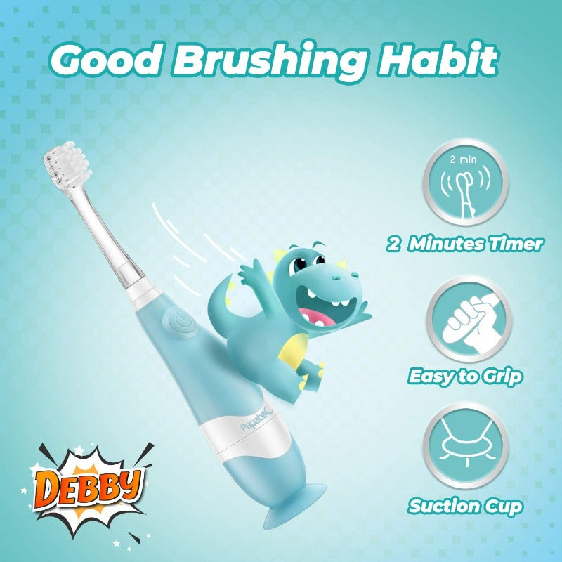 Papablic Toddler Sonic Electric Toothbrush