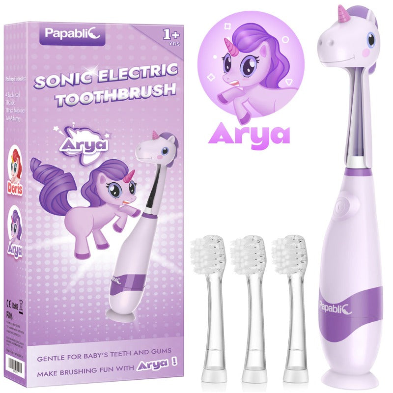 Papablic Toddler Sonic Electric Toothbrush