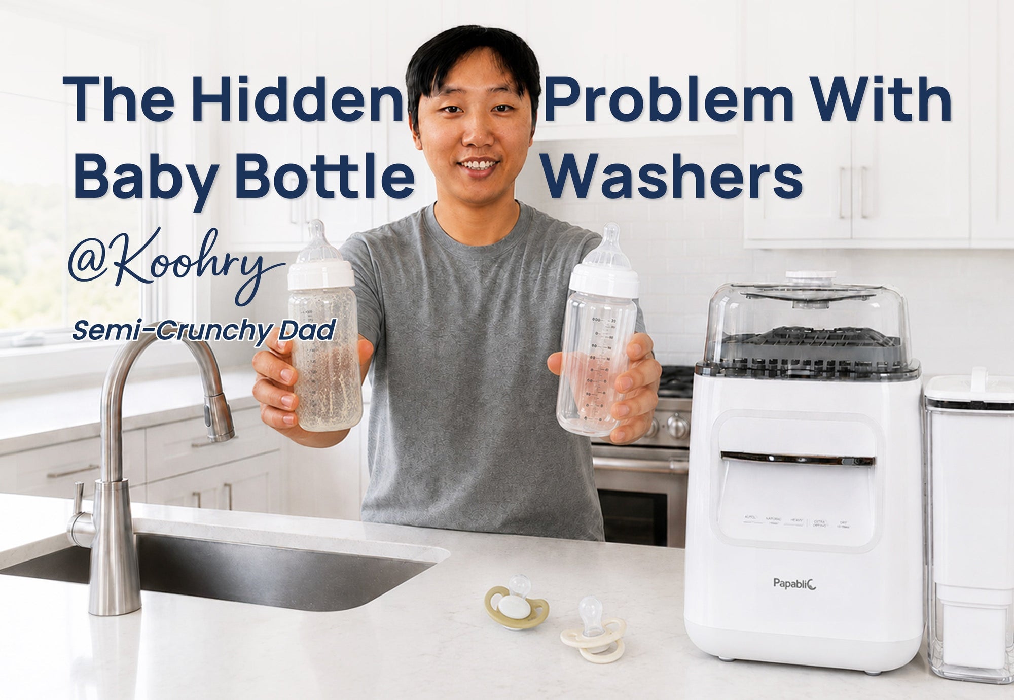 The Hidden Problem With Baby Bottle Washers: Tap Water, Limescale & Why This Dad Chose Papablic SafeguardPlus™