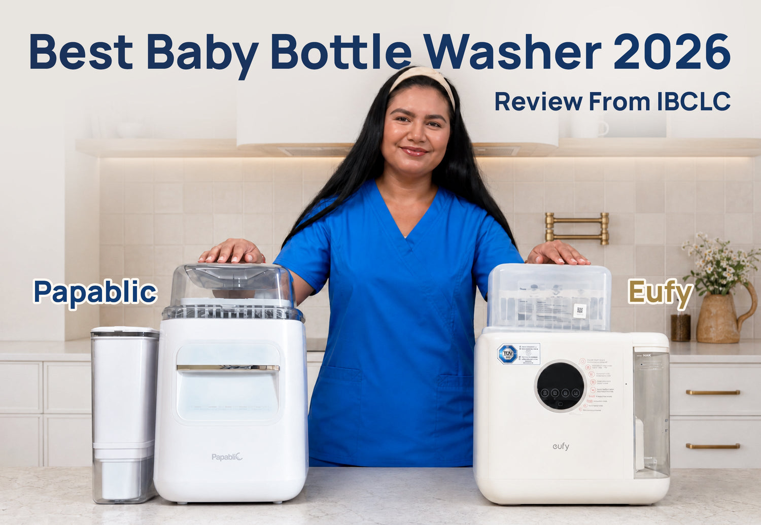 Best Baby Bottle Washer 2026: Papablic SafeguardPlus vs Eufy S1 Pro | Honest Review From Breastfeeding Specialist