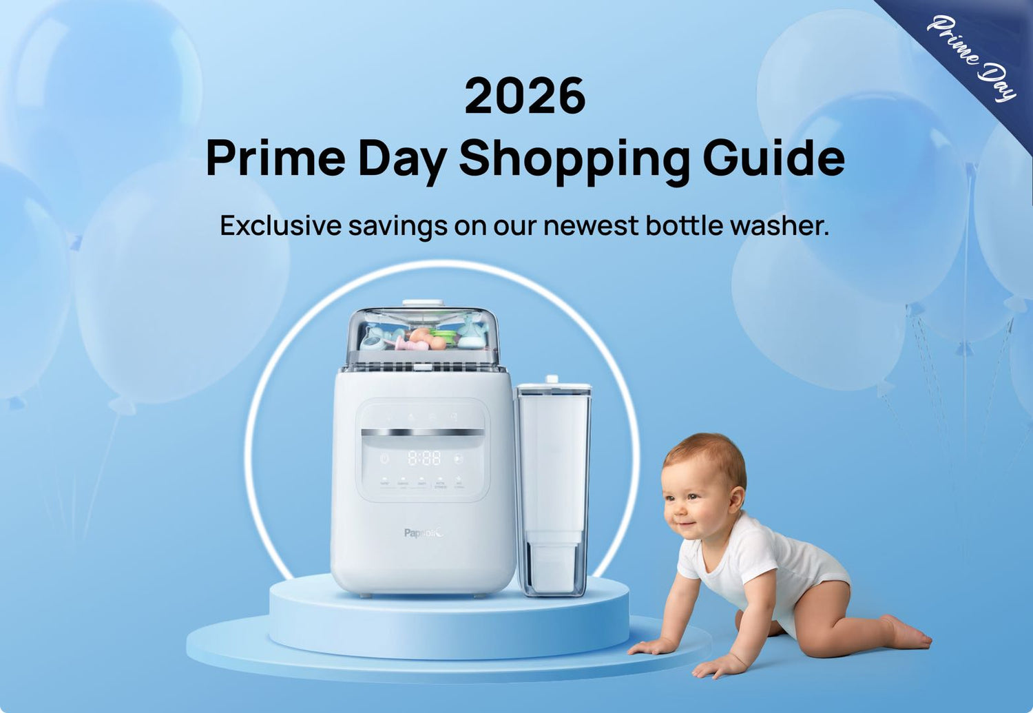 Papablic Prime Day Sale 2026: Baby Bottle Washer Deals & Shopping Guide