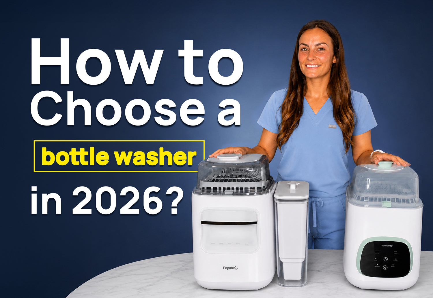 RN & IBCLC Review: Papablic SafeguardPlus™ vs Momcozy KleanPal Bottle Washer — Which Do I Recommend?