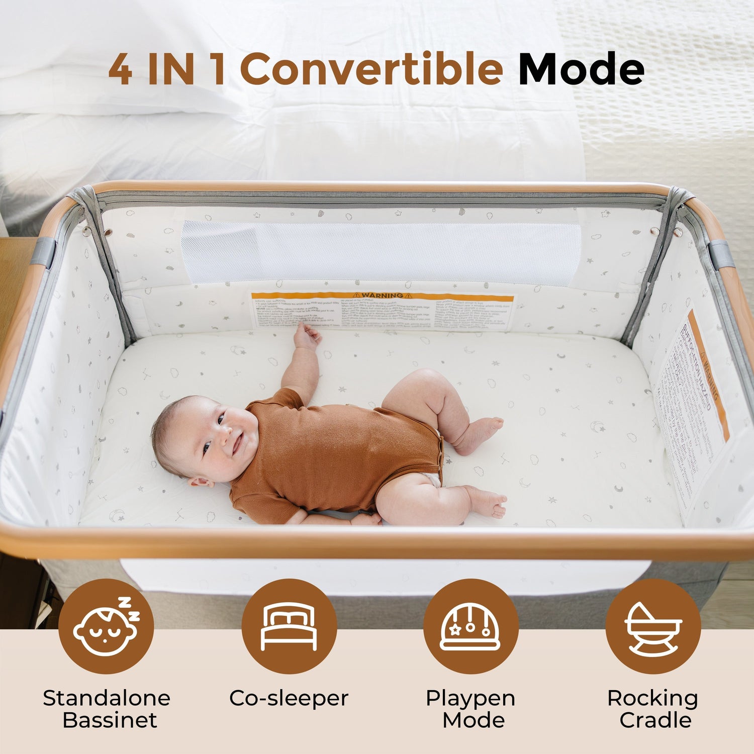 Rocking Bassinet Best Bedside Bassinets Baby Bassinet, Caveen Bedside Bassinet For Baby, In Portable Bedside Sleeper Rocking Bassinet Best Bedside Bassinets Baby Bassinet, Caveen Bedside Bassinet For Baby, In Portable Bedside Sleeper