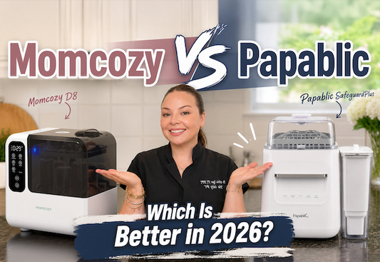 Papablic SafeguardPlus vs. Momcozy D8: Which Baby Bottle Washer Is Better in 2026?