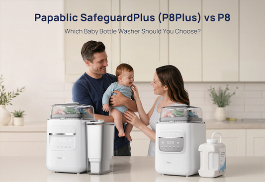 Papablic SafeguardPlus vs. P8: Which Baby Bottle Washer Should You Choose?