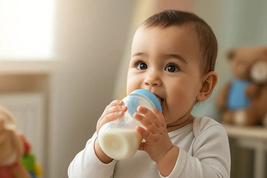 Baby drinking milk