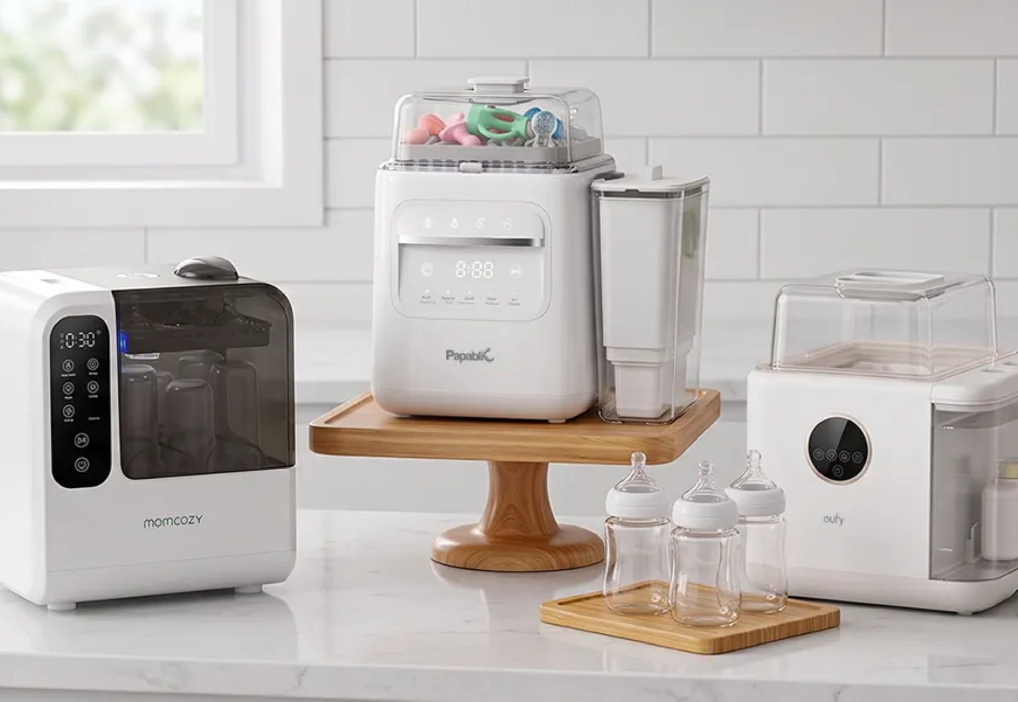 Compared: Papablic SafeguardPlus vs Eufy S1 Pro vs Momcozy D8 Baby Bottle Washers