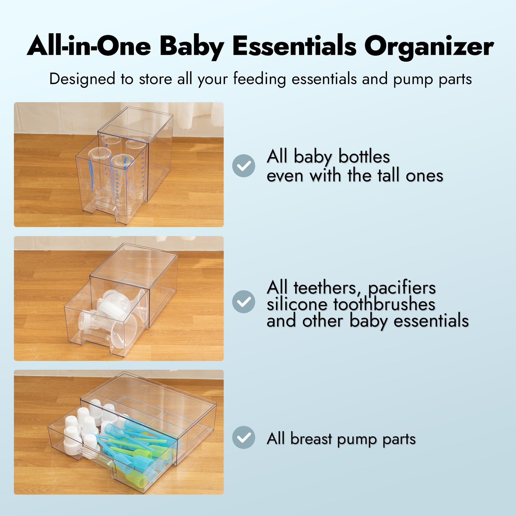 Smart Baby Bottle Station- Baby Bottle Oragnizer