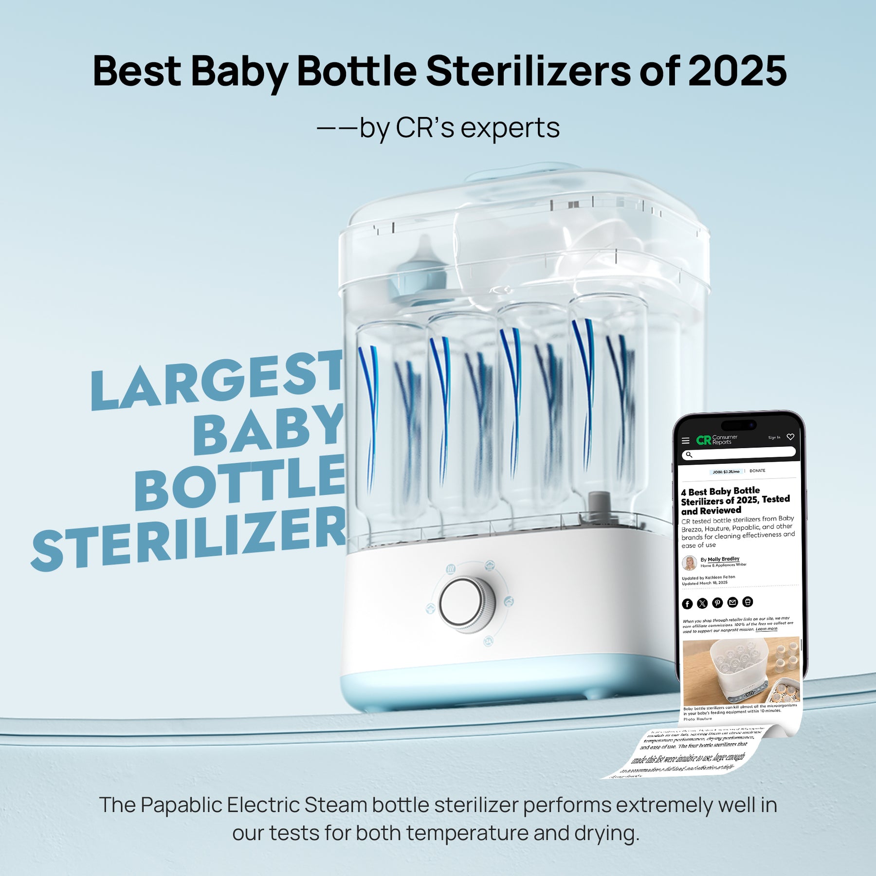 5 in 1 Baby Bottle Sterilizer and Dryer
