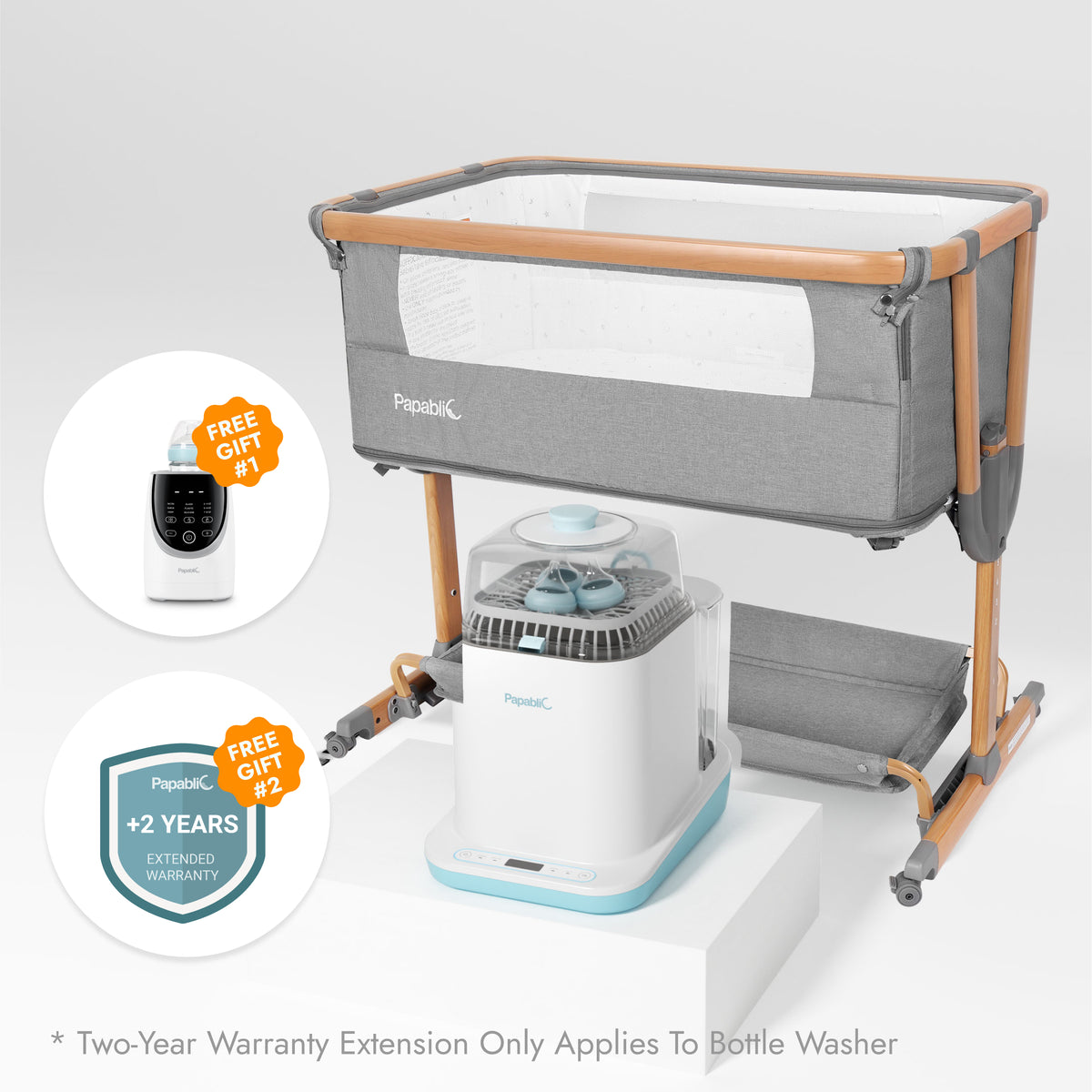 Baby Bottle Washer & 4-in-1 Baby Bassinet Set