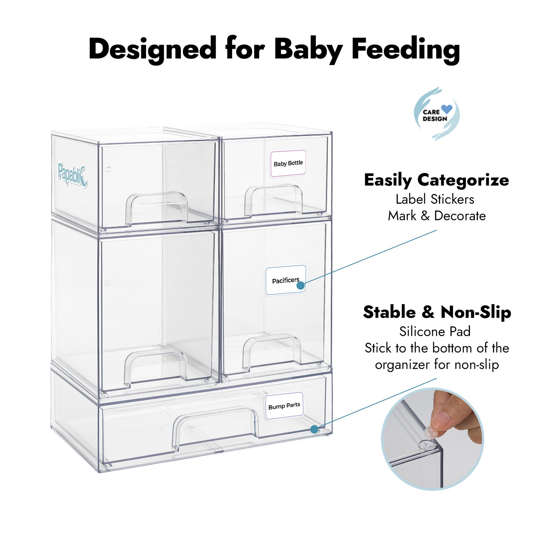 Smart Baby Bottle Station- Baby Bottle Oragnizer
