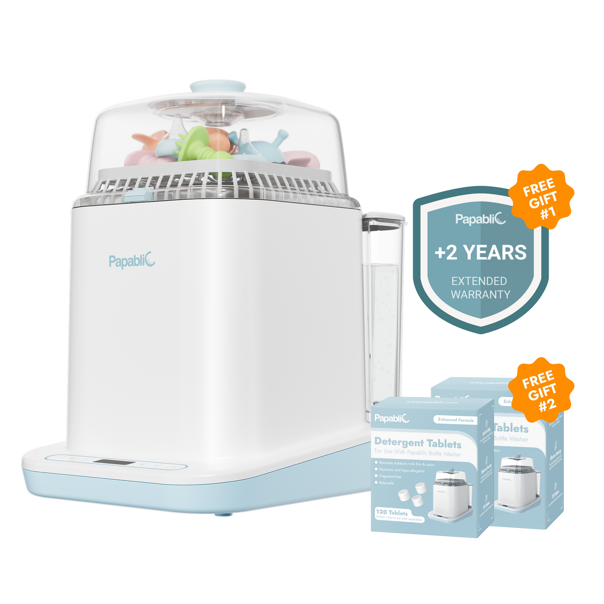 Baby Bottle Washer Sterilizer and Dryer All in One Bottle Cleaner