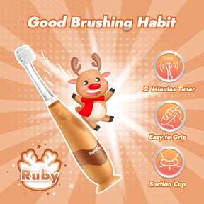 Papablic Ruby Toddler Sonic Electric Toothbrush