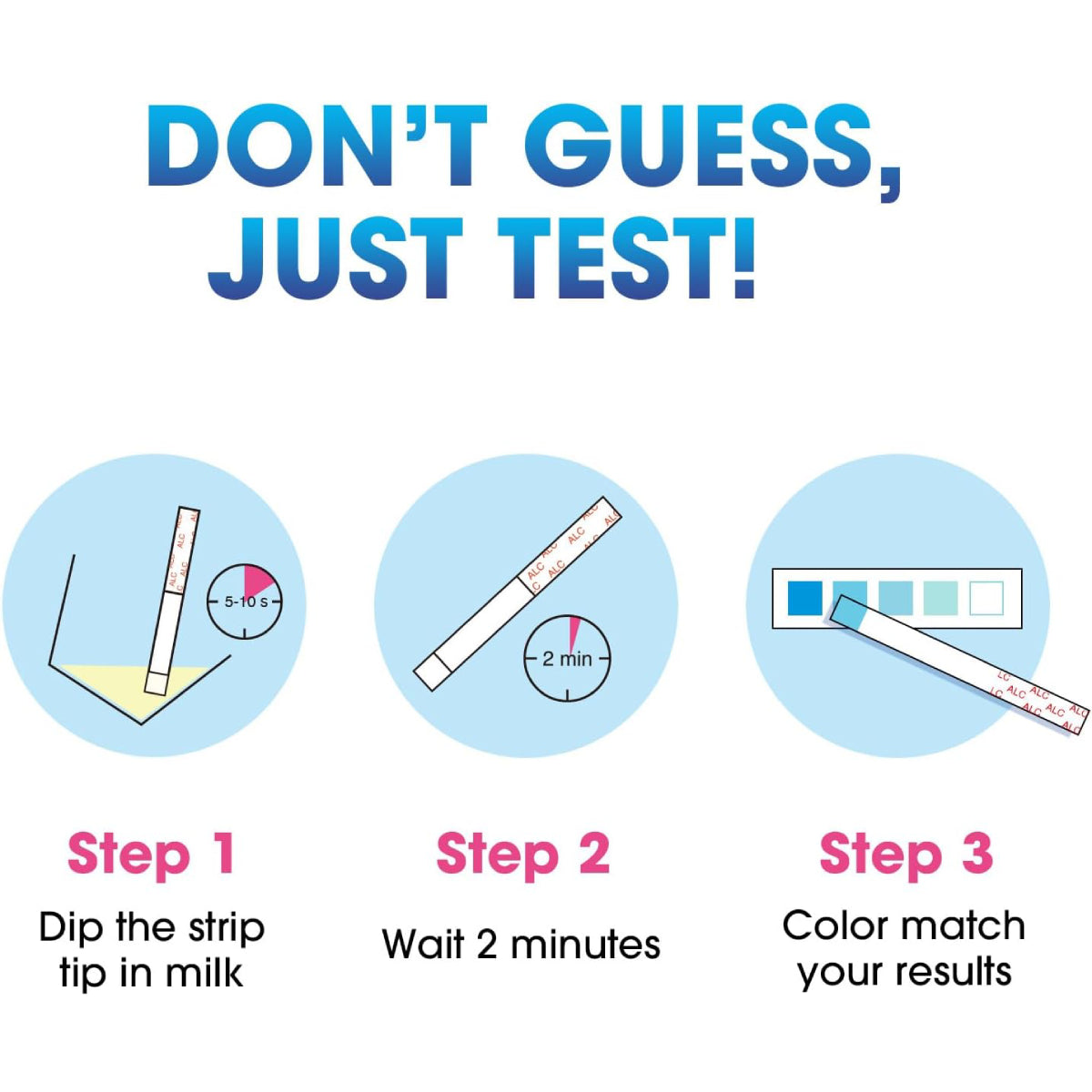 Breastmilk Alcohol Test Strips