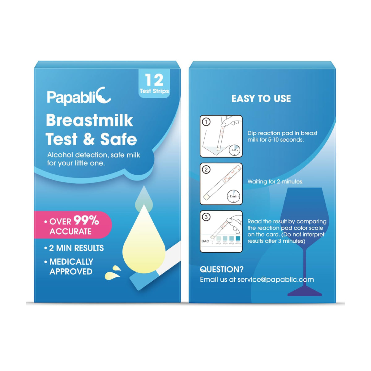 Breastmilk Alcohol Test Strips