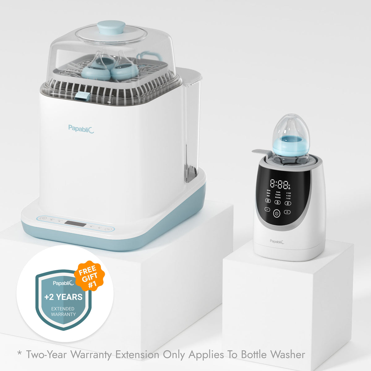 Baby Bottle Washer & NutriWarm™ Swirlable Bottle Warmer Set