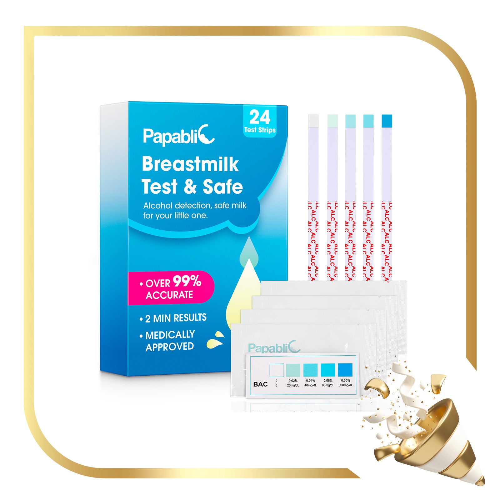 Breastmilk Alcohol Test Strips