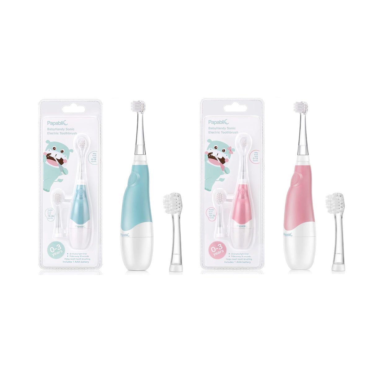 BabyHandy Sonic Electric Toothbrush Set