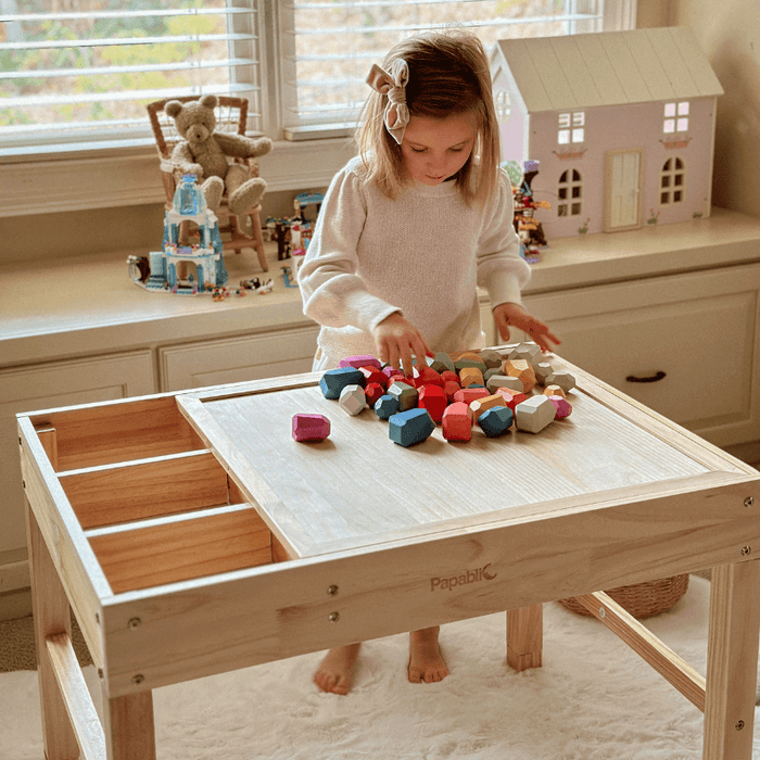 Home 2-in-1 Kids' Activity Lego Table with Storage