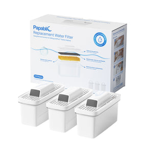 Papablic PurifyClean™ Replacement Water Filter,3 Count