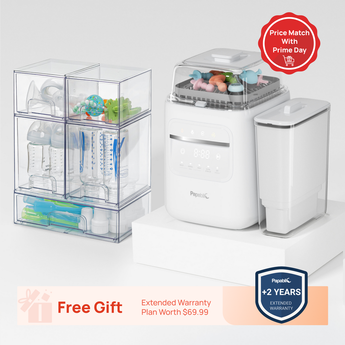 Papablic SafeguardPlus™ Baby Bottle Station