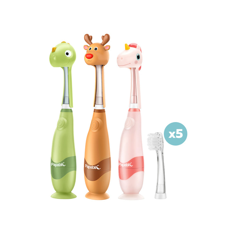 Ruby, Doris, Max Sonic Electric Toothbrush Set