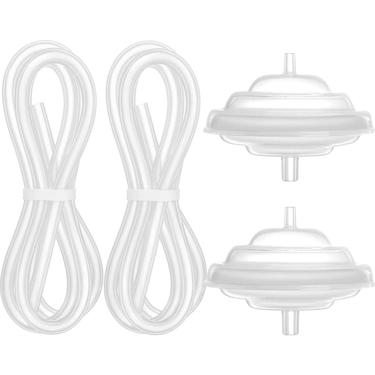 Backflow Protector & Tubing for Spectra S1/S2/9 Plus (4-Count), BPA/DEHP Free