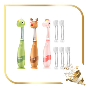 Ruby, Doris, Max Sonic Electric Toothbrush Set