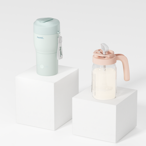 Portable Bottle Warmer & Glass Mixing Pitcher Set