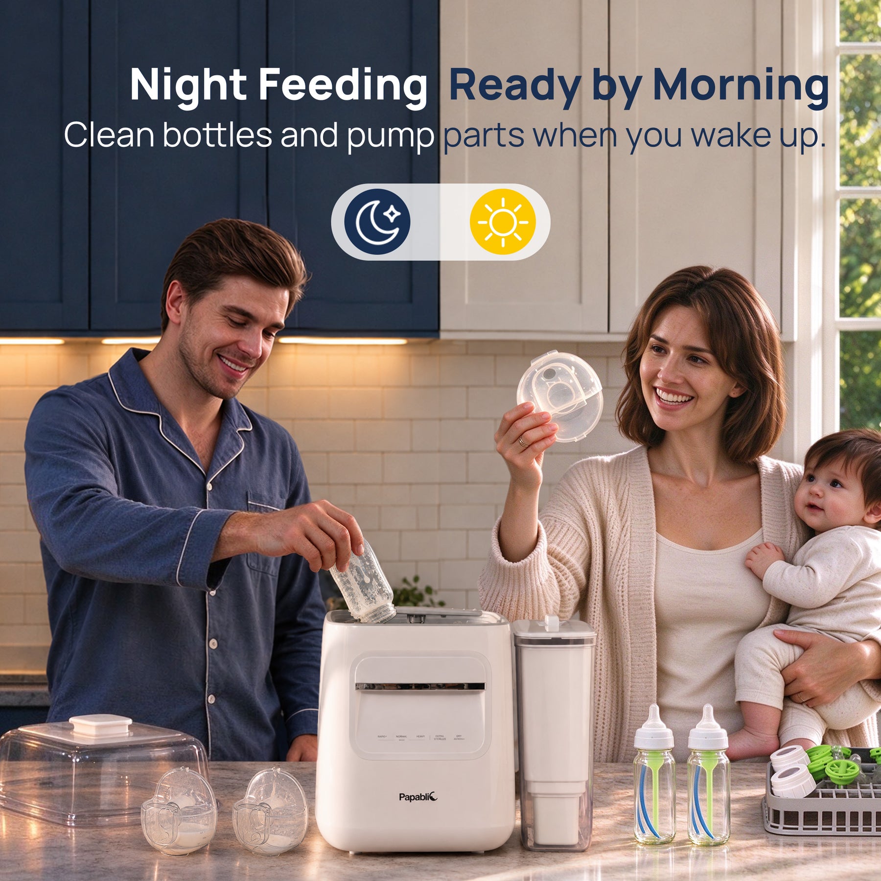 SafeguardPlus™ Baby Bottle Washer System-P8Plus
