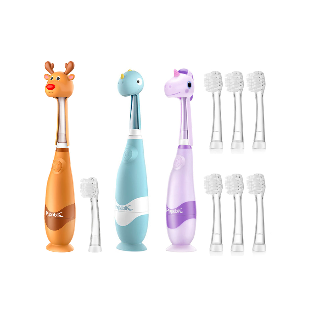 Arya, Debby, Ruby Sonic Electric Toothbrush Set