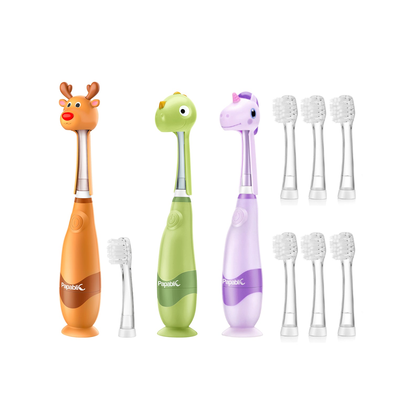 Arya, Max, Ruby Sonic Electric Toothbrush Set